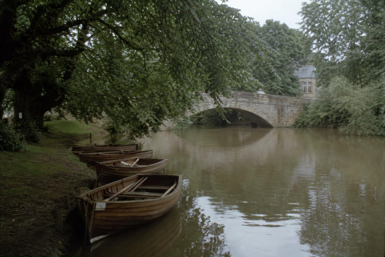 Wetherby, North Yorkshire — the Wharfe weir and old bridge