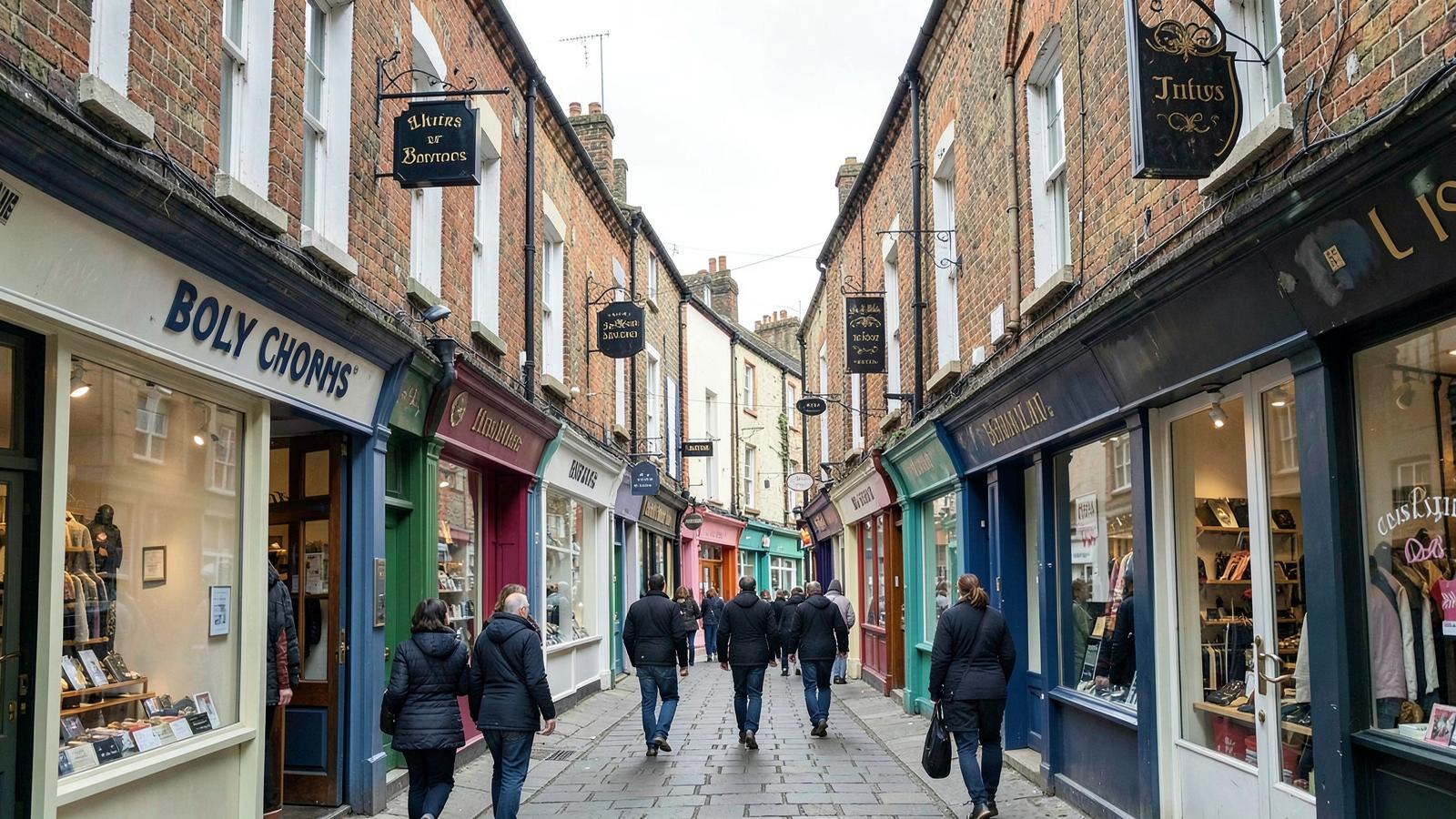 Hanover, Sussex — the steep terraced streets above the Level