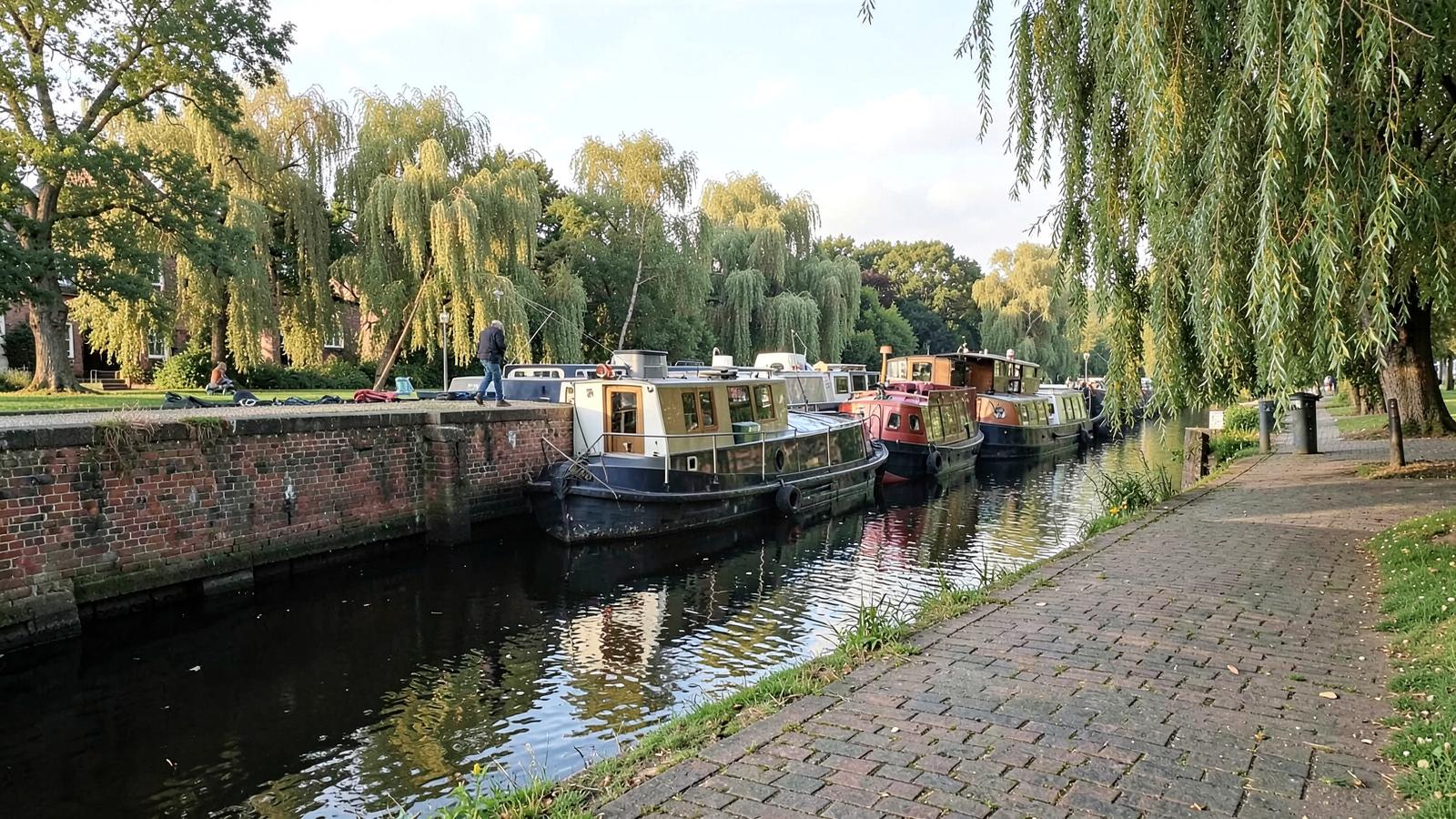 Sileby, Leicestershire — the Soar lock and the old mill