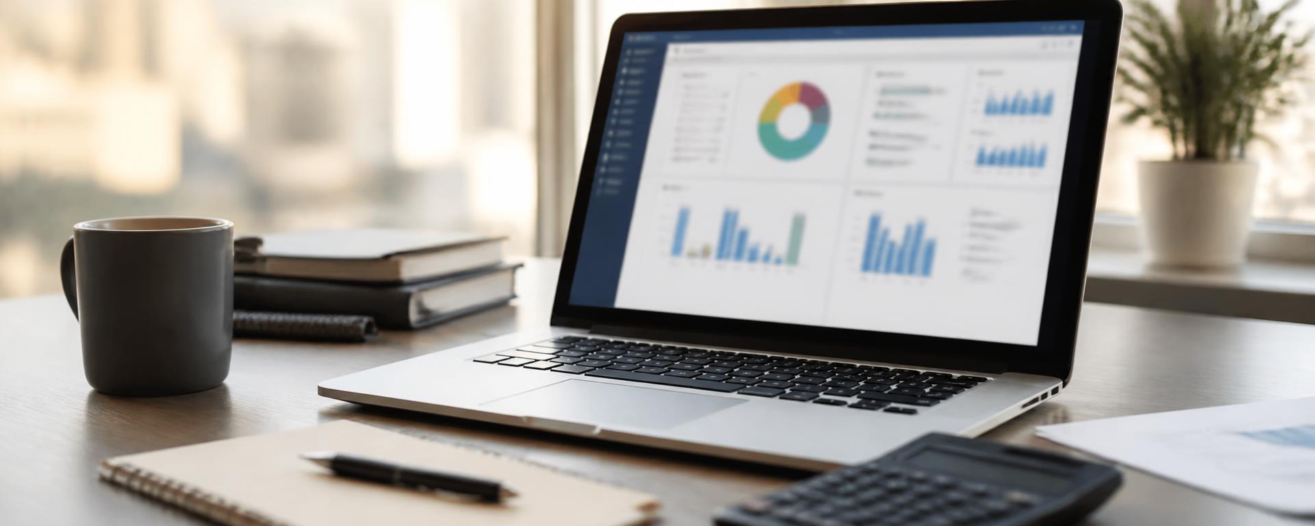 Website pricing plans on a designer's laptop with quote notes and calculator